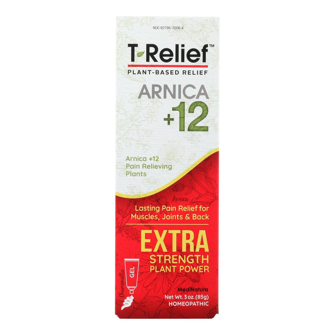 T - relief - medinatura - Pain Rlf Extra Strgth Gel - 1 Each - 3 Oz - Maras Green